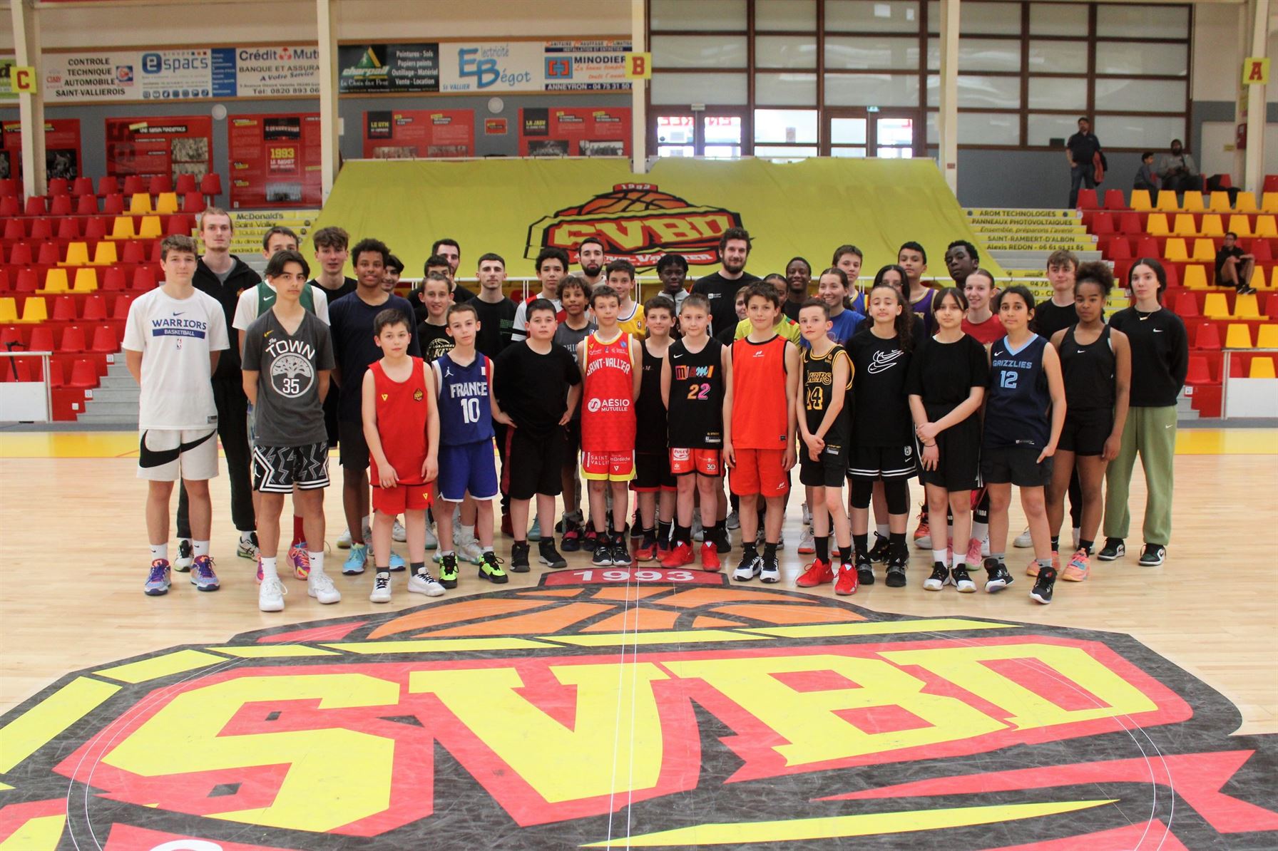 Une trentaine de U13-U15 en stage