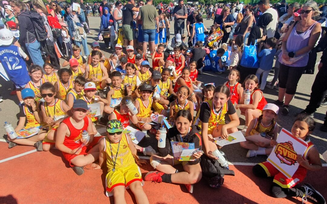 Les U9 et U11 à la Fête du MiniBasket 2025 !!!