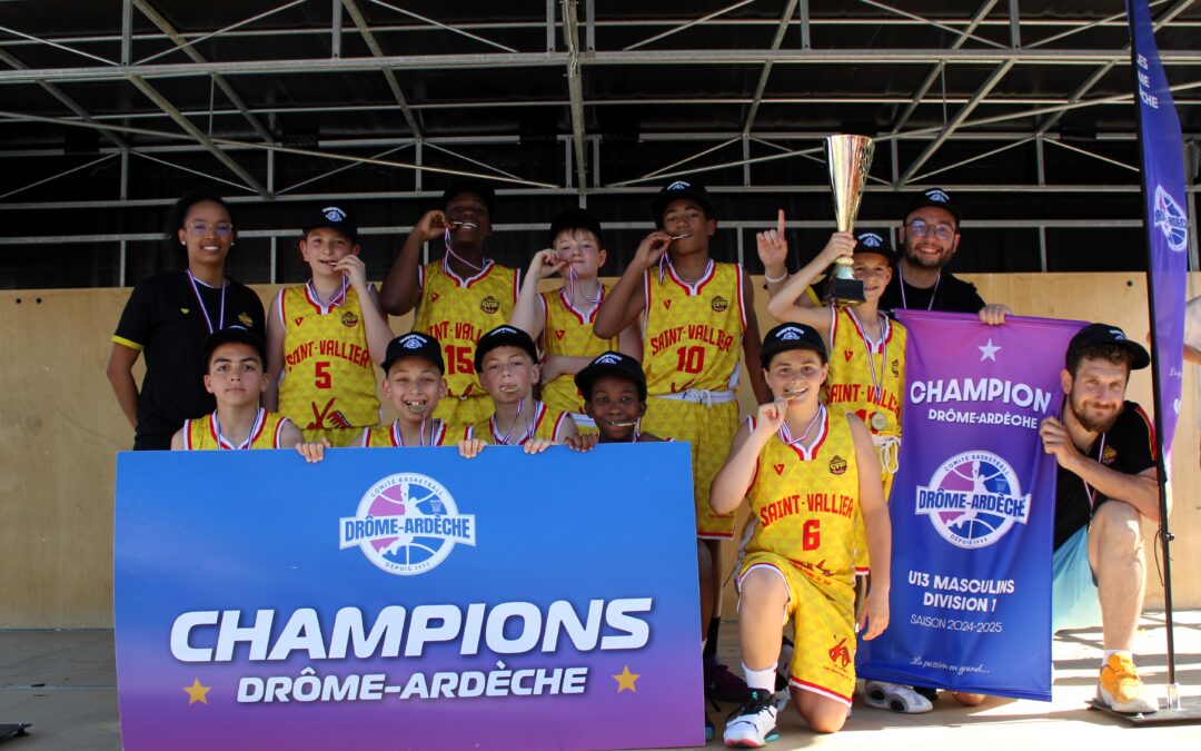 Les U13 Garçons 1, champions DM1