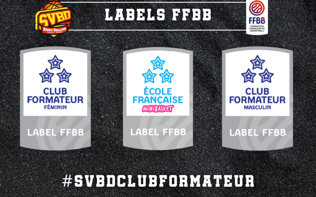 3 labels pour le SVBD