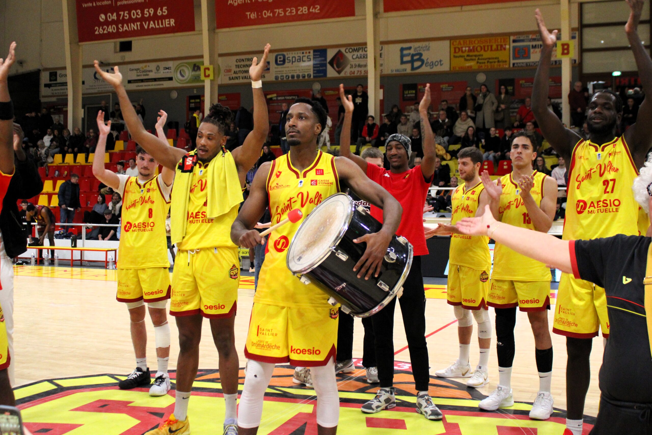 Victoire contre Metz, 101-70