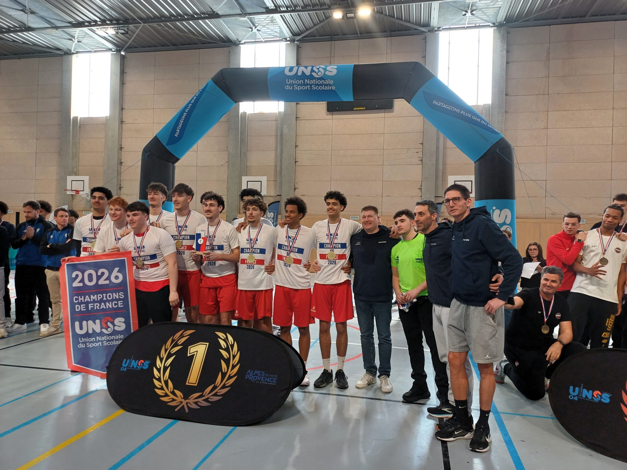 UNSS : Le lycée Champion de France